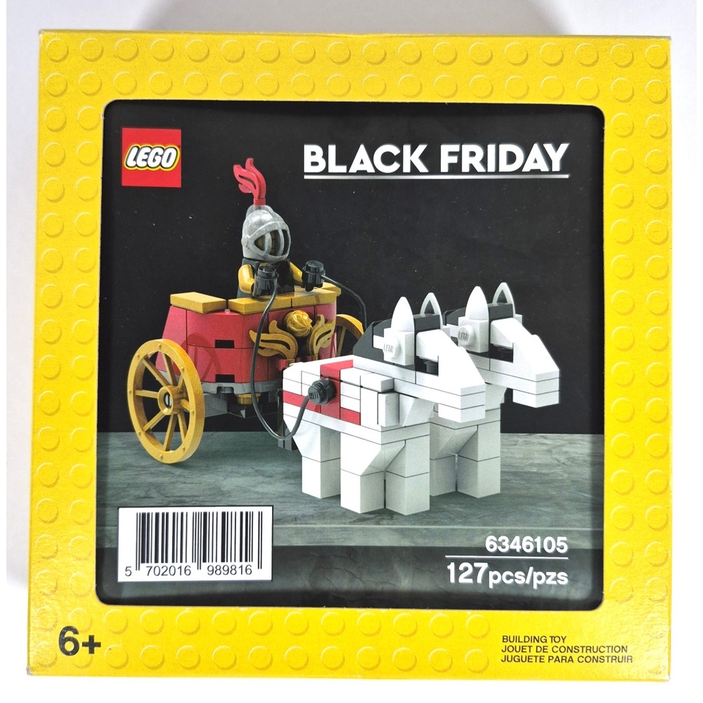 LEGO Roman Chariot 6346105 Kids 127pc Yellow Like New Black Friday GWP 2020 Set